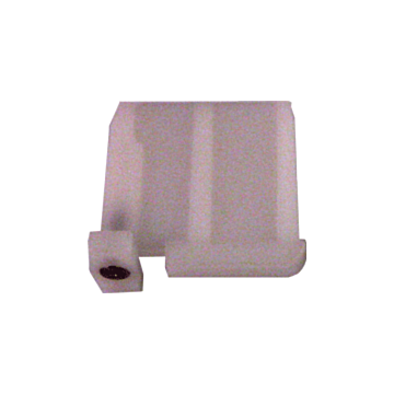 aanslagstop draaibaar, wit (2 stuks)