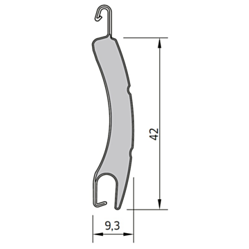 rolluik pantser Heroal HK842